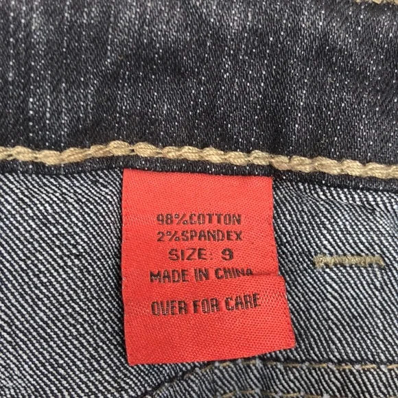 EIGHTY EIGHT Dark Blue Crop Jeans - Picture 5 of 10